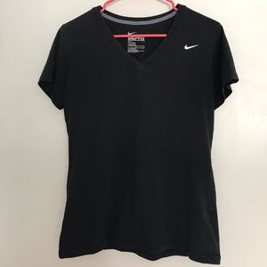 Black Nike V-neck Shirt